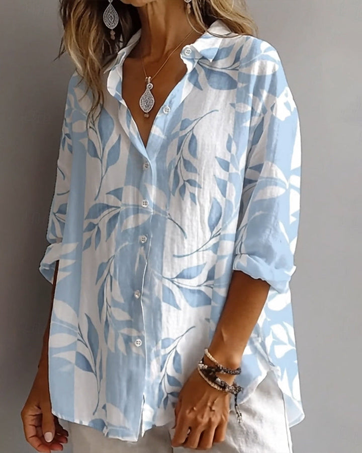 Leaf Print Shirt