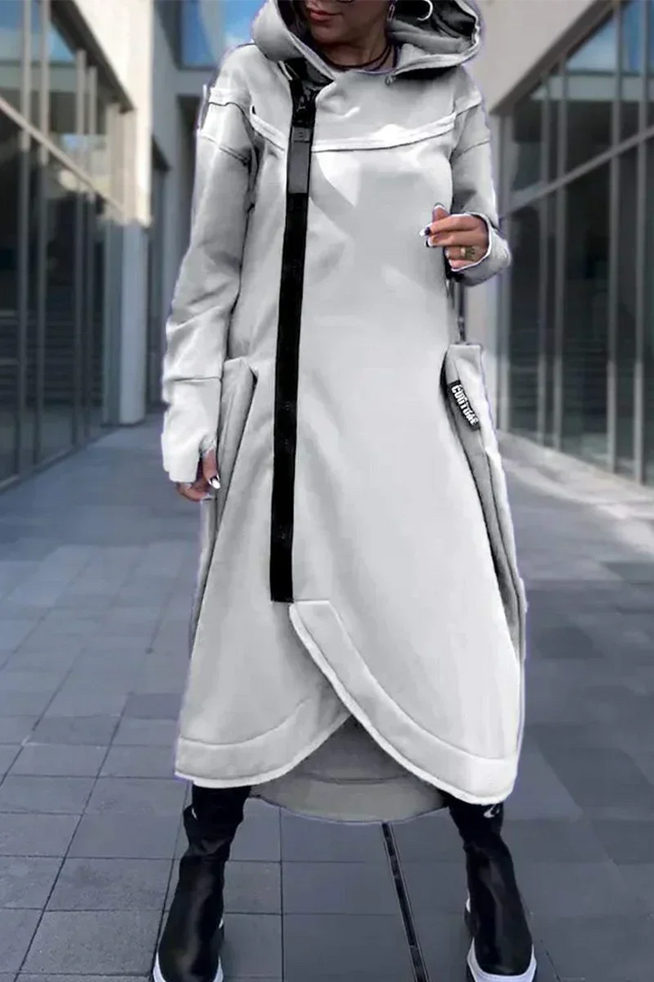 SERENYTHEA – LONG ZIP-UP HOODIE
