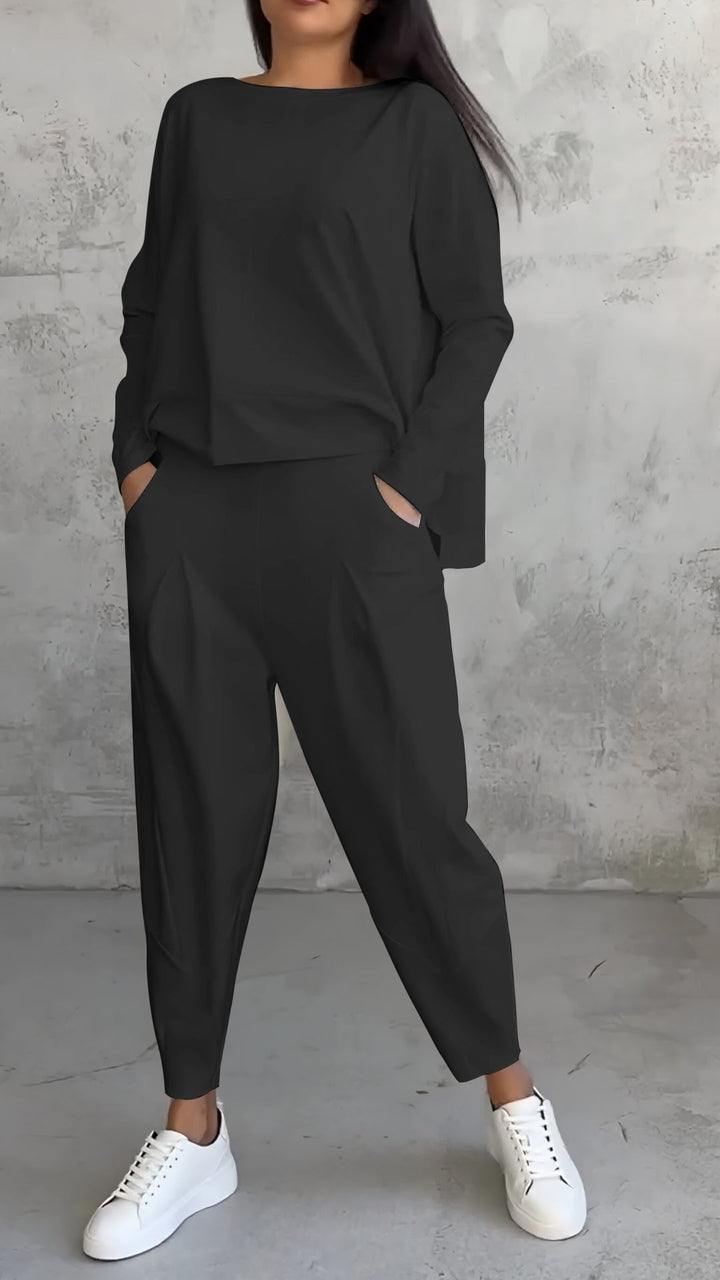 AVRA – COSY TWO-PIECE SET (SORT)