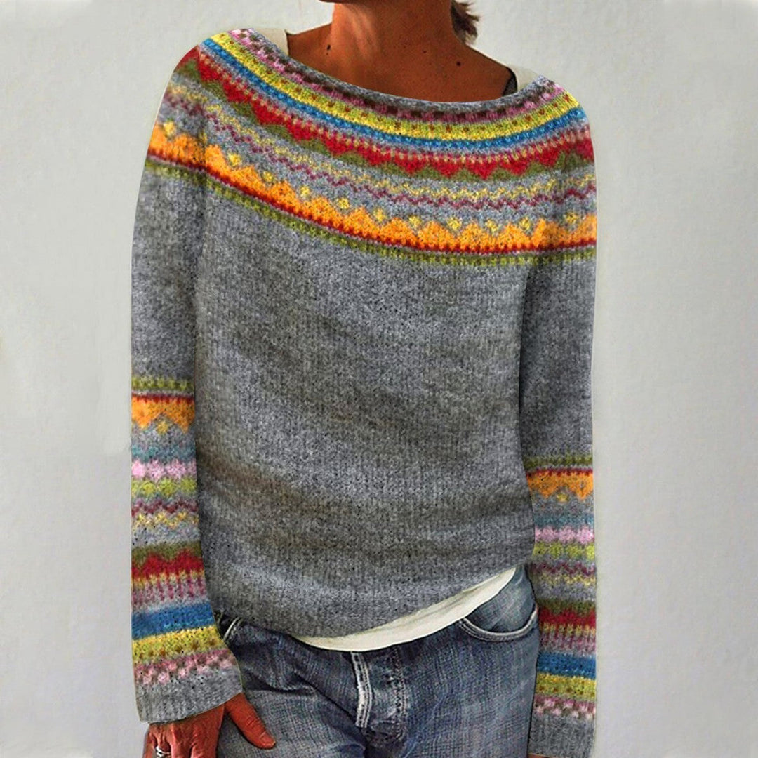 Elyse - Retro Wool Sweater