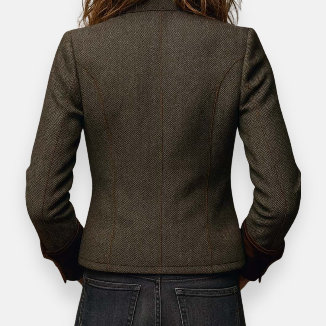Elegant Jacket Stylish with Velvet Details