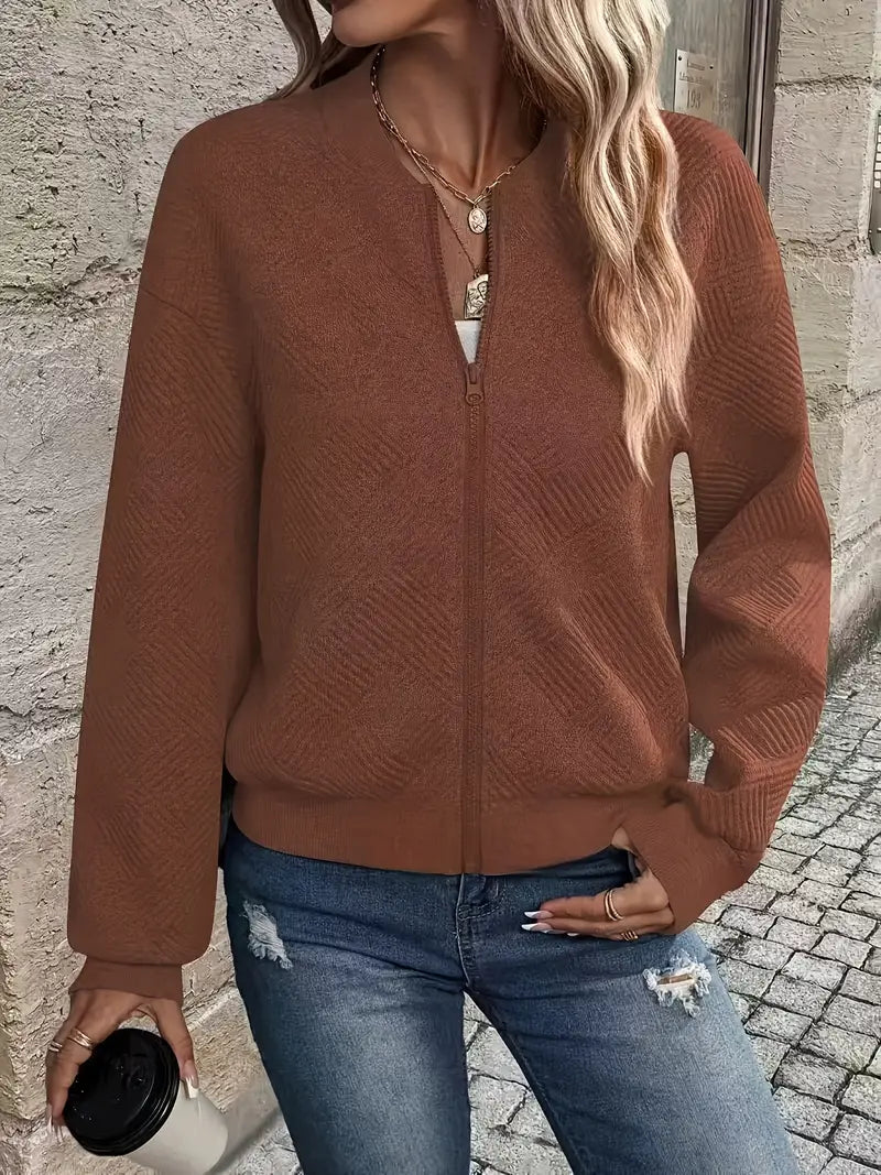 Seraphina – Spring Zipper Jacket