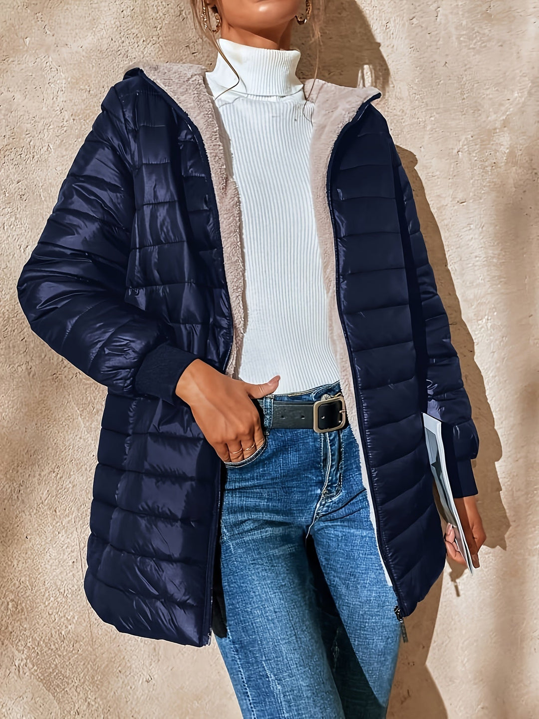 Michèle - Long Waterproof and Elegant Coat