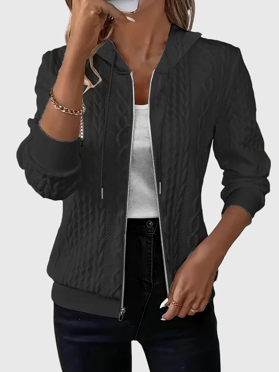 Jenna - Hoodie with Zipper