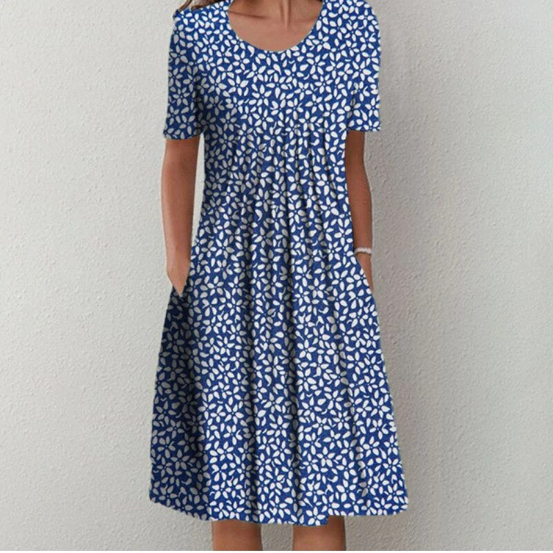 Gigi | Relaxed Fit Floral Midi Dress