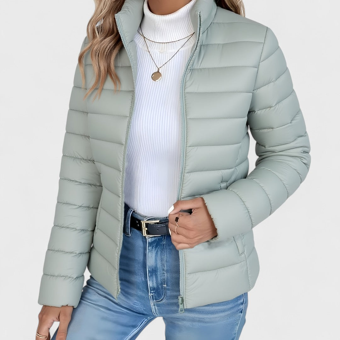 MYRALITH – ELEGANT LONG JACKET WITH COLLAR