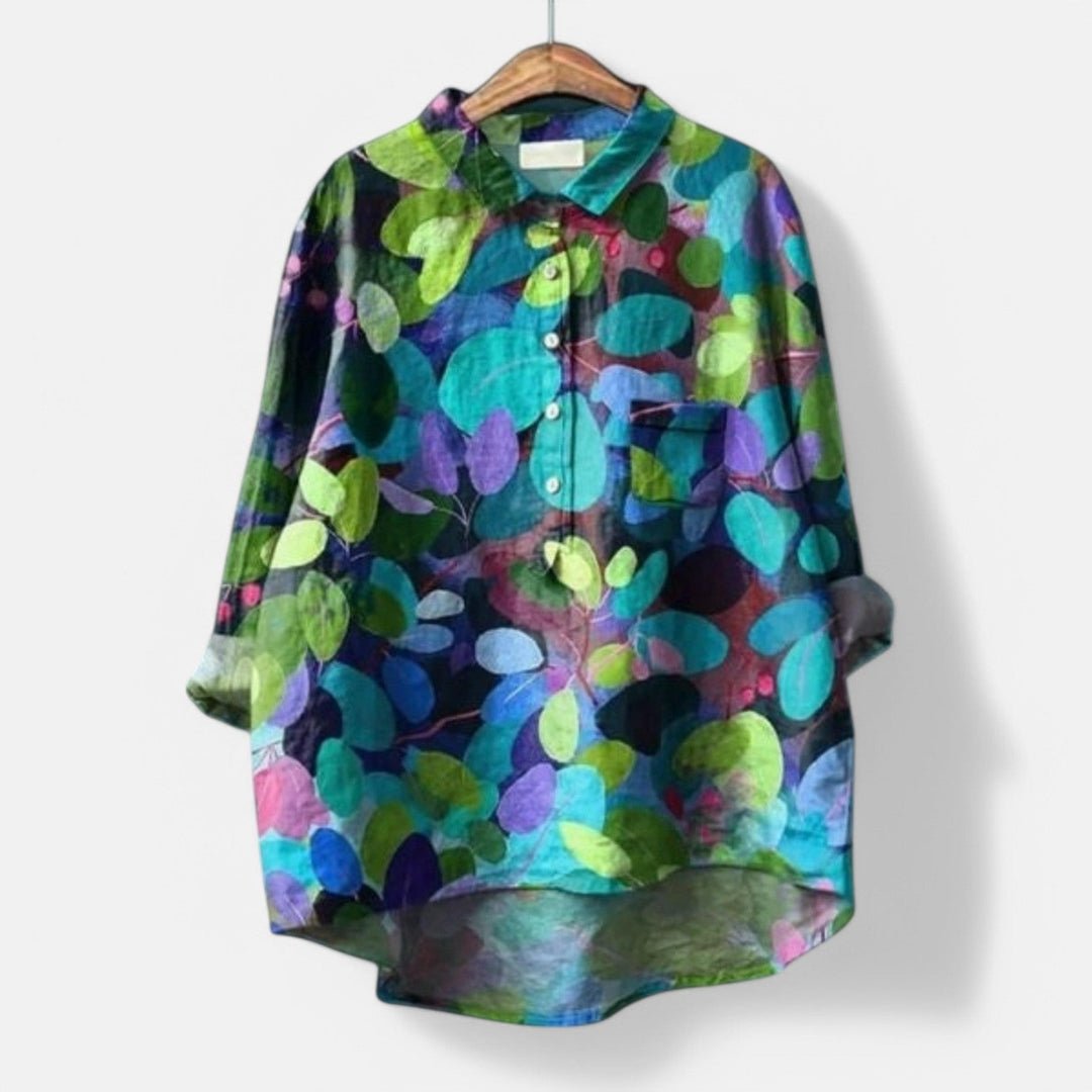 Kiara™ | Stylish Loose Fit Floral Blouse