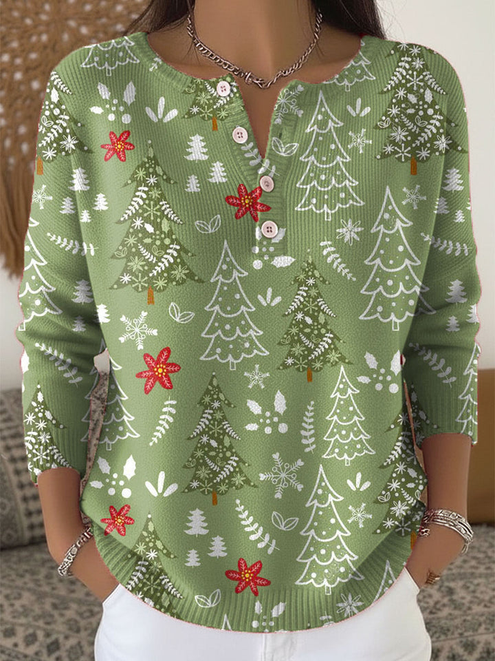 Nocchi | Christmas Sweater with Buttons