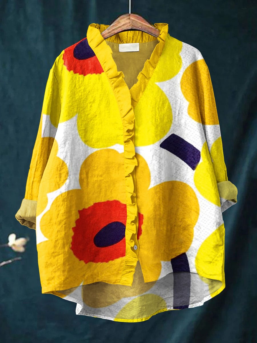 Helena - Ruffled Blouse