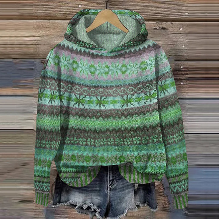 Gaby - Ethnic Retro Hoodie