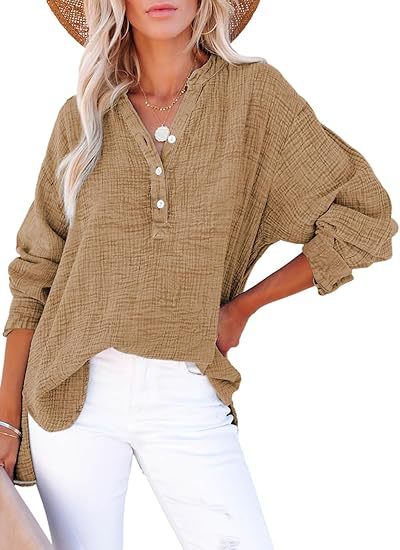 FENELLA – CHIC V-NECK SHIRT WITH TAILORED ELEGANCE