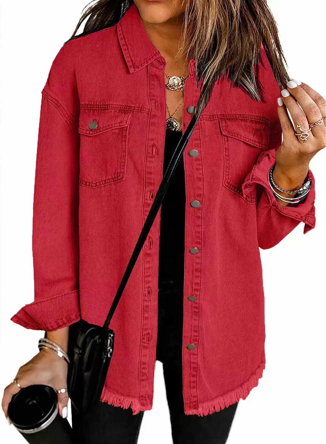 ROZANE - Classic Everyday Denim Jacket