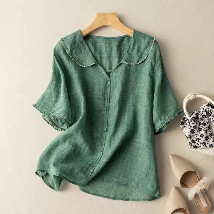 SERILDA – AIRY LINEN BLOUSE