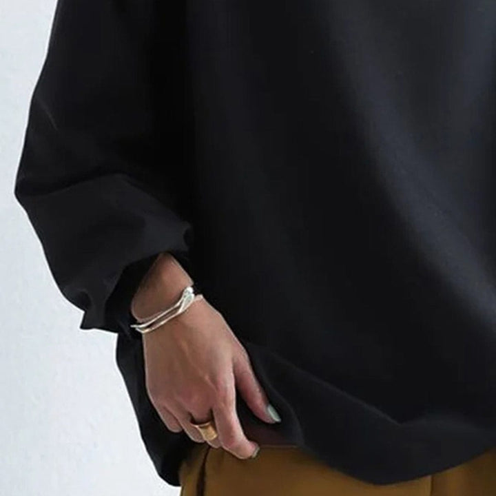 Elly - High-Neck Casual Top