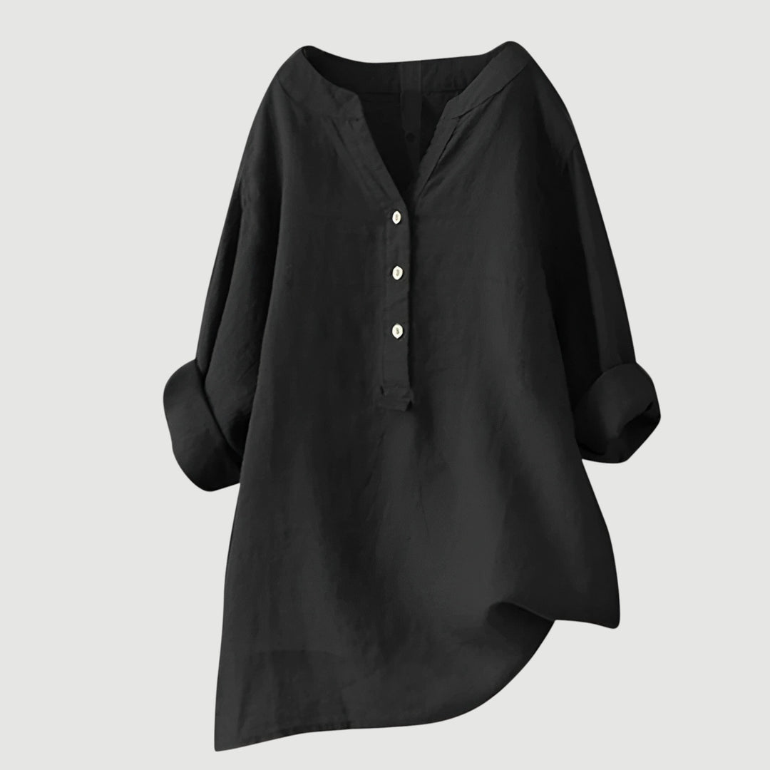 LYLA – AIRY AND COMFORTABLE LINEN TOP