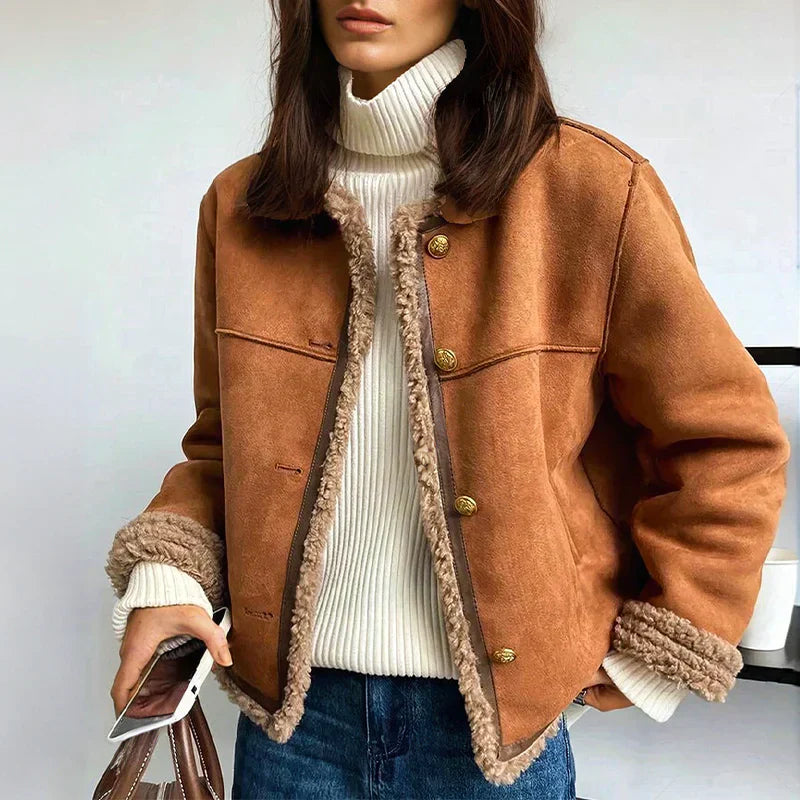 MILA – LUXURIOUS GENUINE SHEEPSKIN JACKET