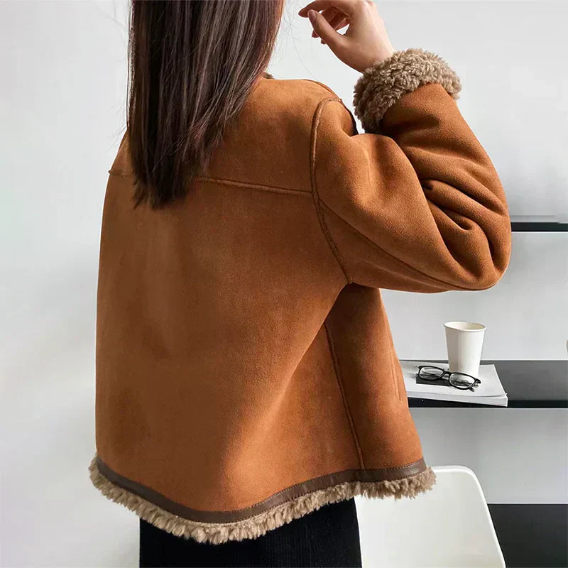 MILA – LUXURIOUS GENUINE SHEEPSKIN JACKET