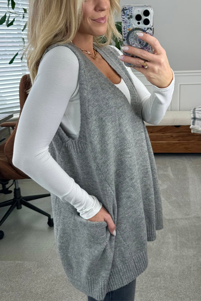PALOMA – COZY POCKET SWEATER VEST