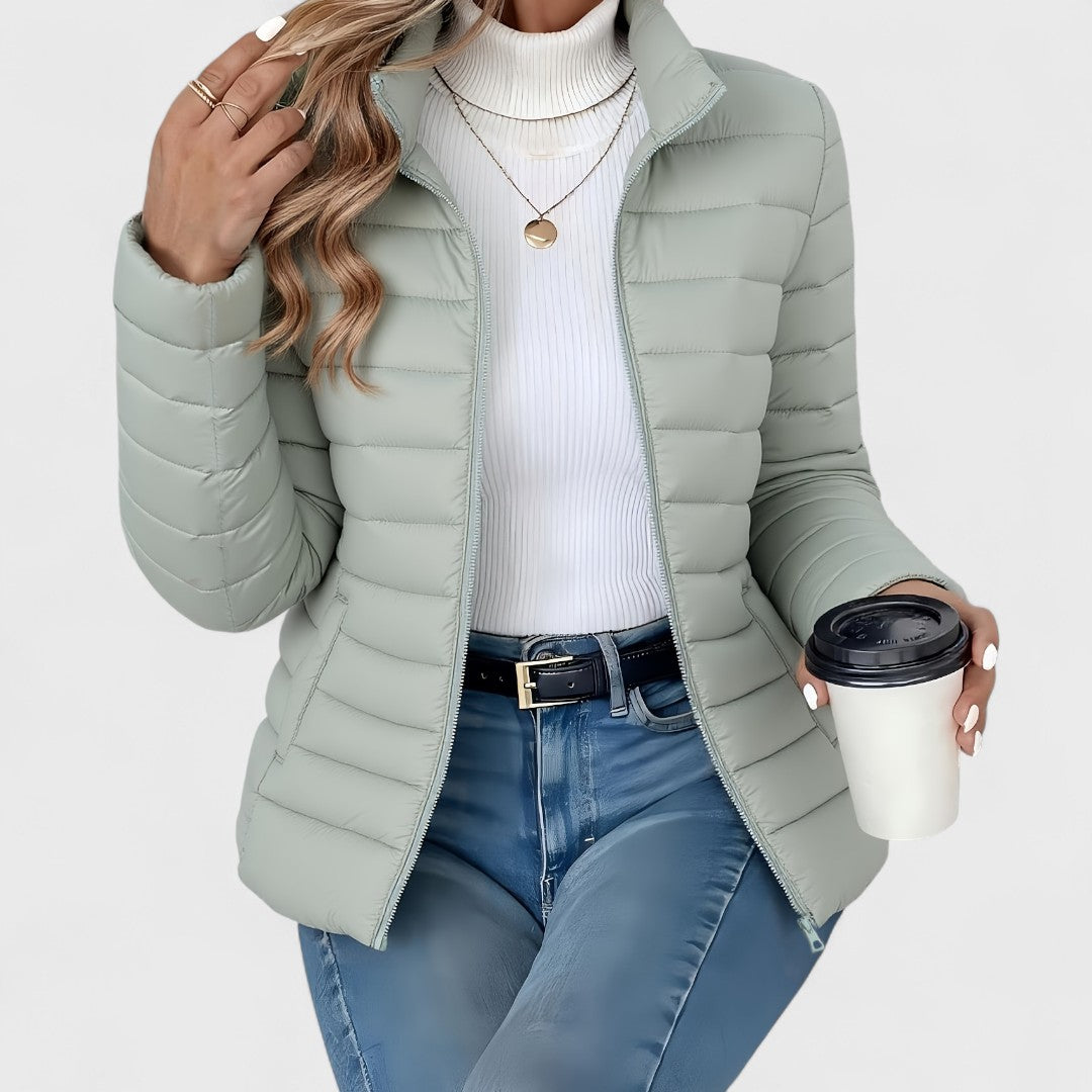 MYRALITH – ELEGANT LONG JACKET WITH COLLAR