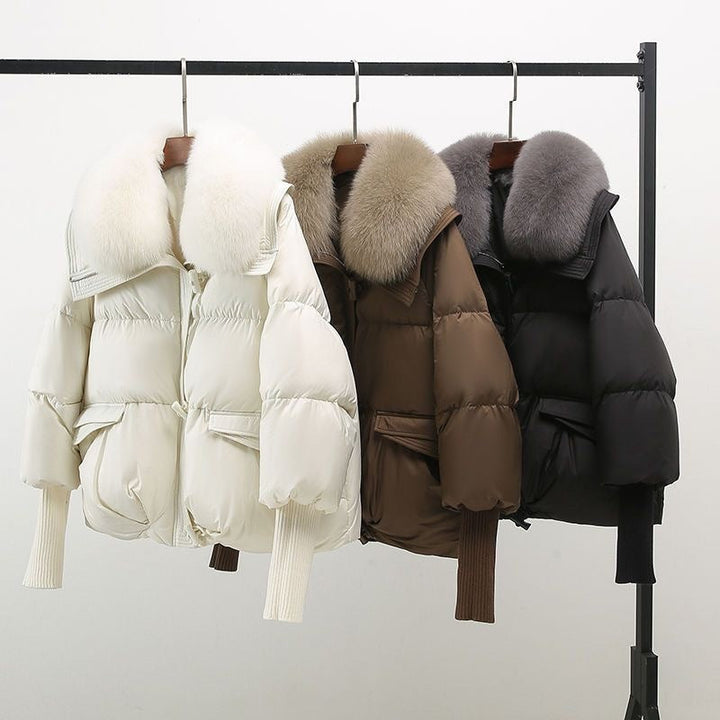 Aurora - Glam Jacket in Real Feather