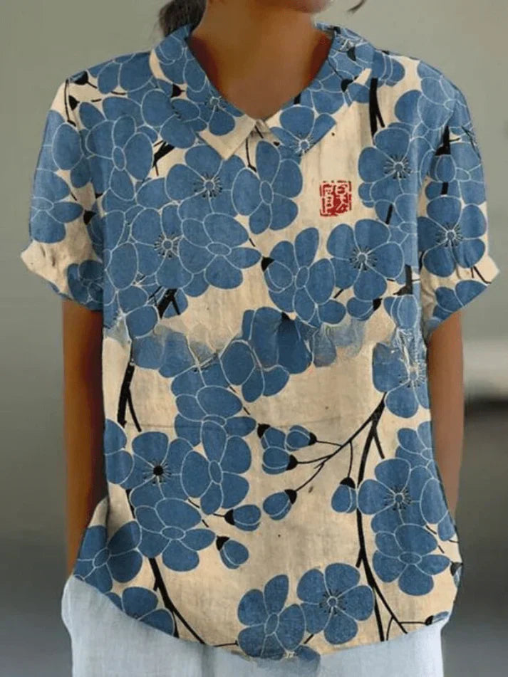 Inga | Stylish Casual Floral Blouse