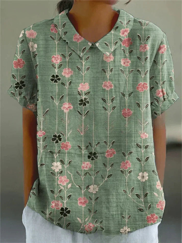 Inga | Stylish Casual Floral Blouse