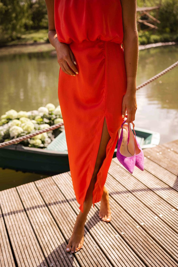 Lisa | Elegant Sleeveless Split Dress