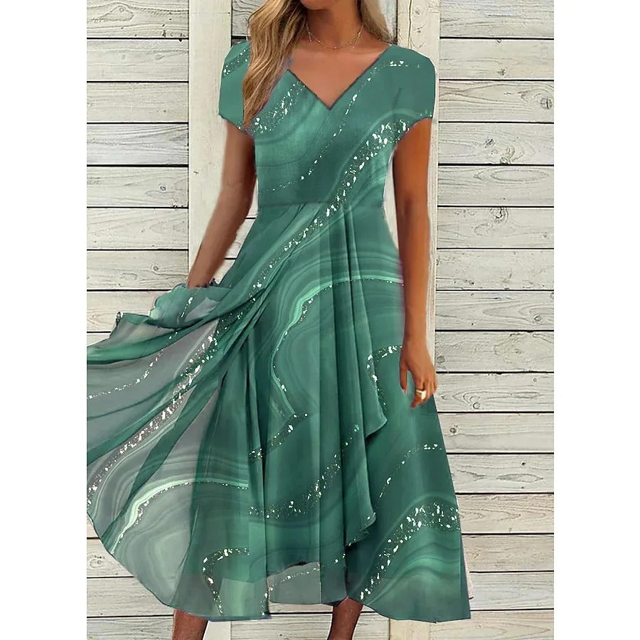 Clara | Stylish Summer Midi Dress
