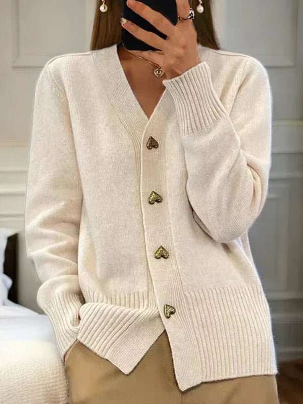 Faith - Heart Knit Cardigan